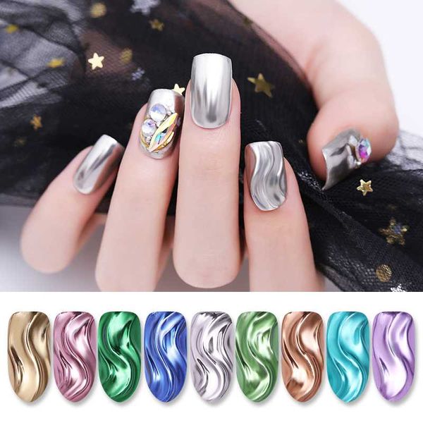 

1 box nail art mirror pigment powder shine nail glitters metallic color for art uv gel polishing rose gold silver colors, Silver;gold