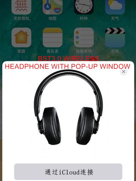 

branded w1 chip headphones with pop-up window great bass bst3 wireless bluetooth headsets earphones come with sealed retail box