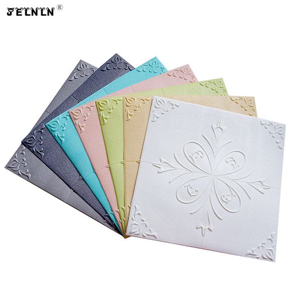 

3d стены наклейки самоклеящиеся наклейки водонепроницаемый потолок украшение крыши стены обои европейский стиль обои