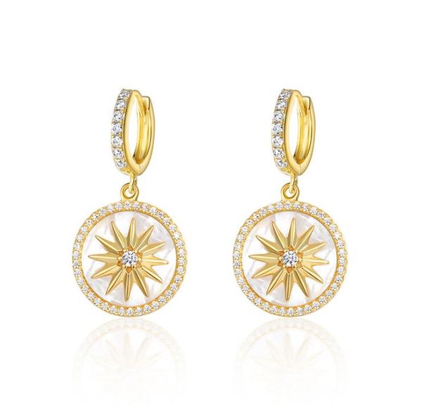 

europe and america trade fashion exquisite simplicity white mother of pearl earrings selling s925 sterling silver earring women jewelry