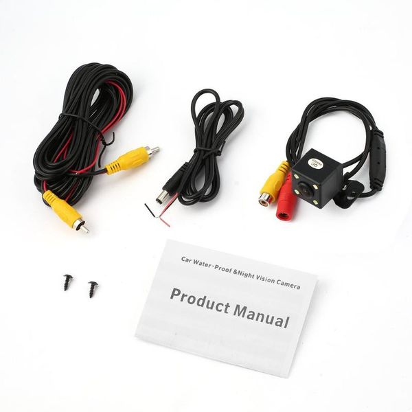 

waterproof 4 led light rear view camera full hd night vision parking assistance wide angle car back reverse camera hot