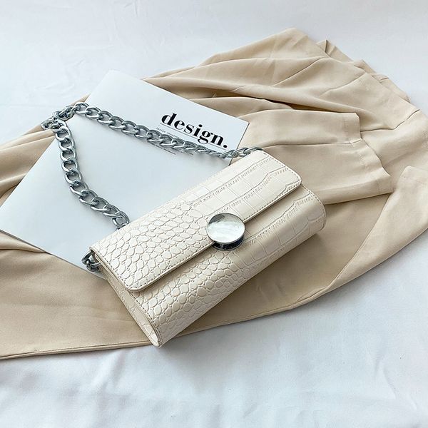 

new french design fashion stone pattern armpit bag & elegant chain crossbody bag shoulder handbag width 23cm height 13cm