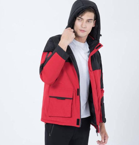 

высокие мужские качества конструктора куртки зимы марка пуховики с letters luxury mens спортивной ветровки face north tops размер l-4xl, Black