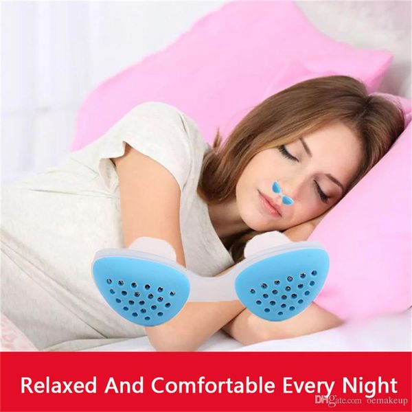 

2019 upgraded silicone anti snore device nasal dilators apnea ssnoring ser nose clip anti-snore clean air purifier