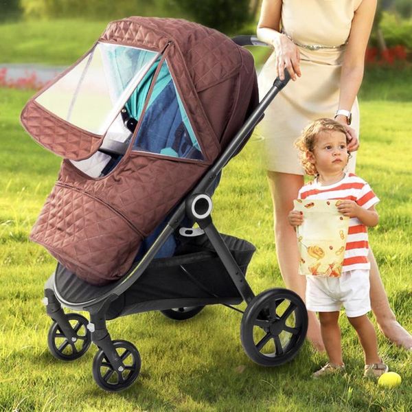 

детская коляска дождевик сгущает универсальный ветер пыль погодный щит с окнами для колясок коляски аксессуары для колясок