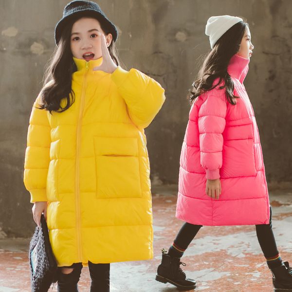 

kids winter christmas clothes toddler girls cotton down jackets coat warm fashion children clothing hooded baby girls jacket 12, Blue;gray