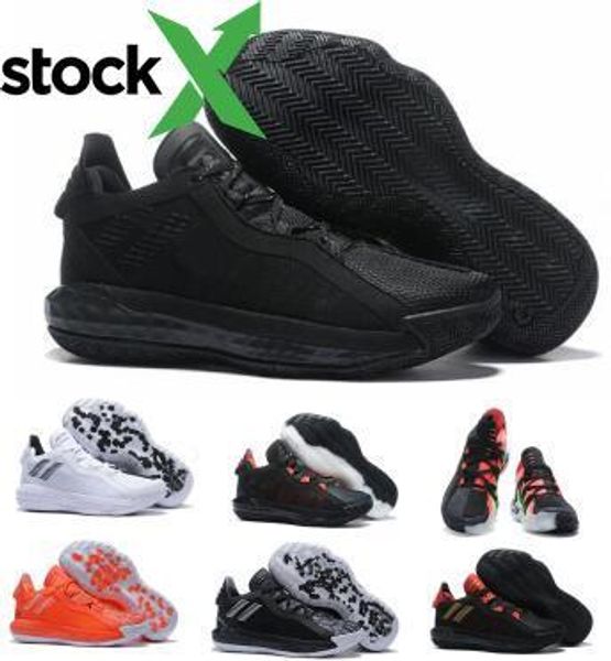 

2020 new dame 6 lillard basketball shoes mens man green stone solar red white vi 6s sports authentic trainers sneakers shoes