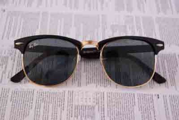 

New cla ical ray brand new half frame ungla e women men clubma ter ban un gla e outdoor bain driving gla e uv400 eyewear