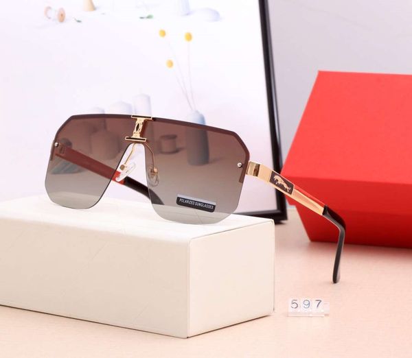 

mens summer sunglasses fashion style sunglasses man beach goggle glasses uv400 597 5 colors highly quality with box1, White;black