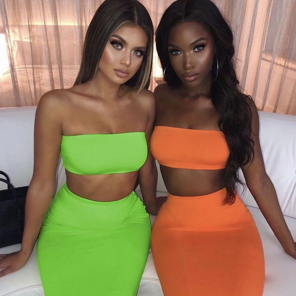 

женские модные дизайнерские dresssexy завернутый груди мешок хип юбка из двух частей xl97031b9k, Black;gray