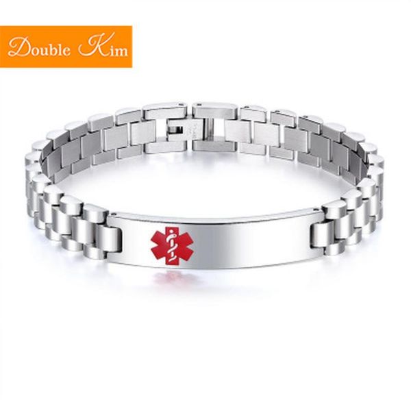 

fashion custom bracelet black men charm lettering bangle hiphop/rock silver stainless steel metal valentine's gift jewelry
