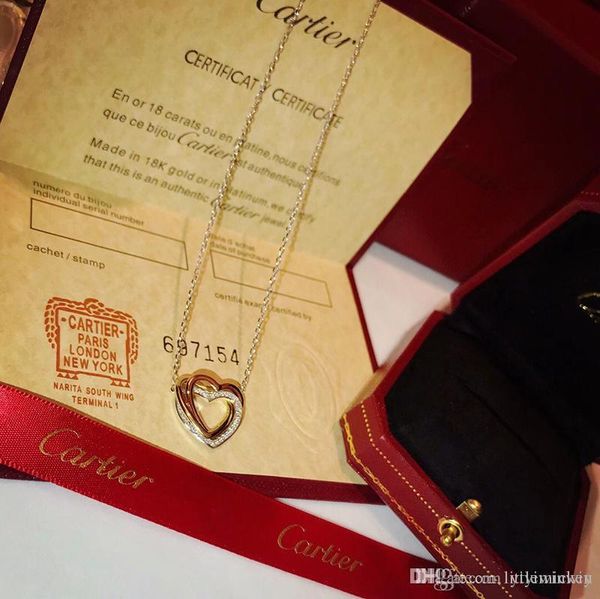 

ювелирные изделия дизайнер ожерелье женщин роскошные подвеска корзина бренд люб