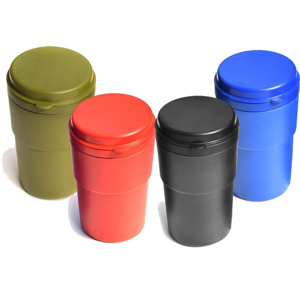 

1pc car ashtray automobile ashtrays made with high flame retardant pbt material interior styling high-capacity products 4styles