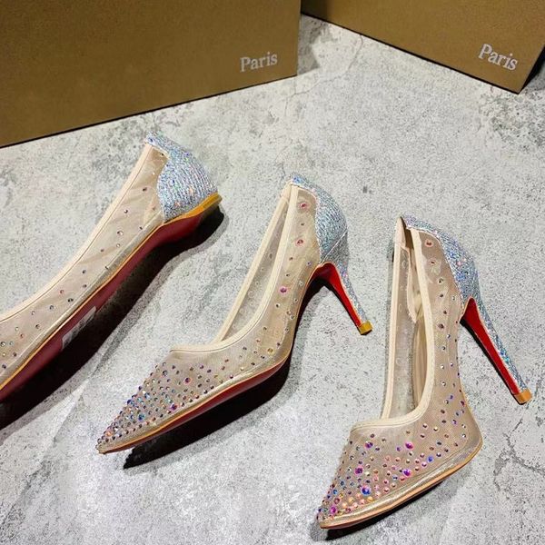 clear womens dress shoes