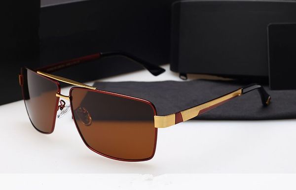 

2019 new style 8712 men's polarized light sunglasses ultraviolet sunglasses driver polarizers wear glasses with frog lenses, White;black