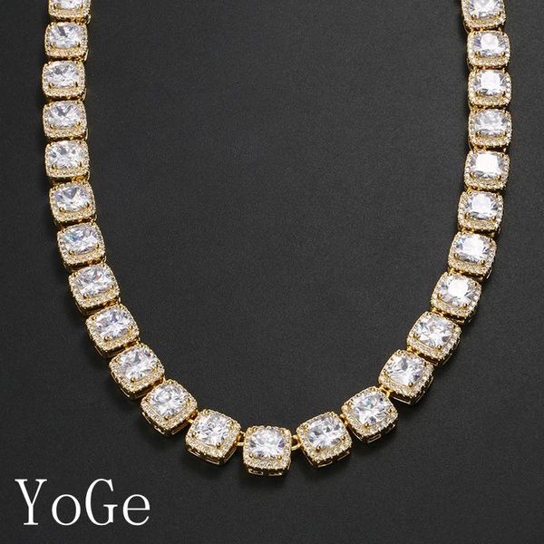 

yoge statement hip-hop square stone necklace,fashion unique cubic zirconia specific character for man&women,hnd011, Silver