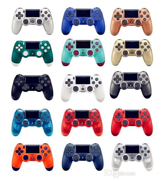 

wireless bluetooth controller for ps4 vibration joystick gamepad game controller for sony play station with retail box