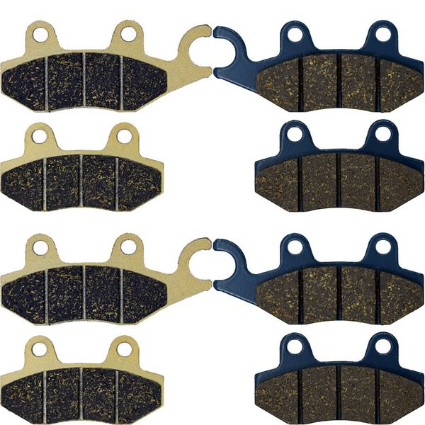 

for bennche 500 / 700 / 700x bighorn 2015 - 2016 800 1000 1000x spire 2014 - 2016 motorcycle brake pads front rear left right