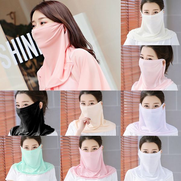 

cgn4q fashion new fishing scarf mask headband bandana headwear blocking cycling hiking outdoor scarf head face shield, Black