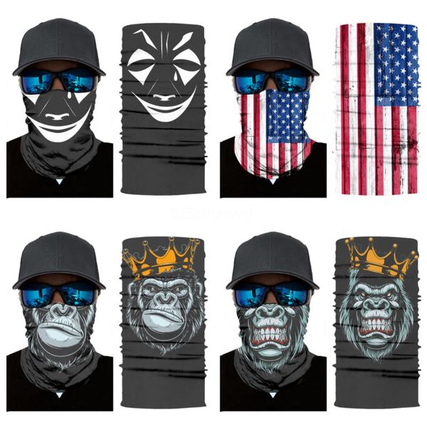 

new arrival 30*40cm magic ice towel multifunction cooling summer cold sports towels cool skull scarf ice belt for adults #542#103, Blue;black