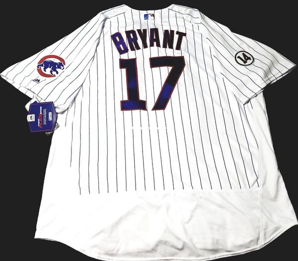 

majestic chicago #17 kris bryant flex / cool base jersey mens stitched wholesale big and tall size xs-6xl baseball jerseys, Black;blue