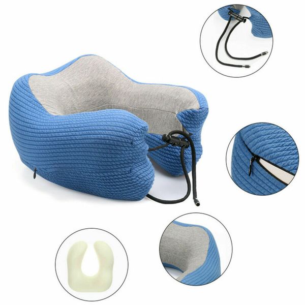 

travel office headrest u-shape memory foam neck support cushion neck pillow u-shape memory pillow
