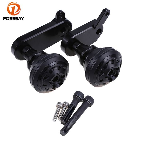 

possbay motorcycle frame slider anticaida anti pad protector left right sides protect for ninja zx6r 636 09 10 11 12