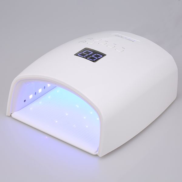 

48w rechargeable uv led gel nail lamp dryer for all nail gels polish wireless lcd manicure tool setting art curing lamp