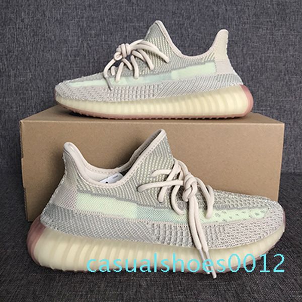 

lundmark reflective kanye west women's shoes gid green men's and women's designer casual shoes v2 c12, Black