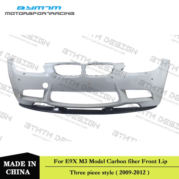 

bymtm секционные типа b-style углеродного волокна передняя кромка для bmw e90 e92 e93 m3