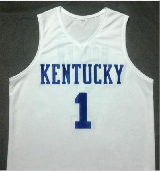 

custom men youth women vintagedevin booker #1 kentucky wildcats basketball jersey size s-6xl or custom any name or number jersey, Black