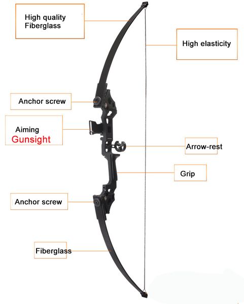 

Professional Recurve Bow 30-45 lbs Powerful Hunting Archery Bow Arrow Outdoor Hunting Shooting Fishing Training tactical gear