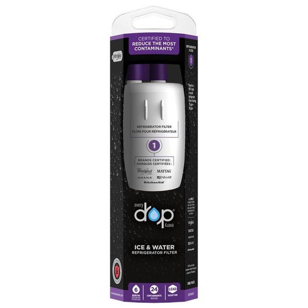 

Everydrop filter 1 6 month refrigerator water filter by whirlpool