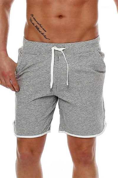 

knee length pants mens running training shorts designer fashion males beach pants mens casual pants slim, White;black