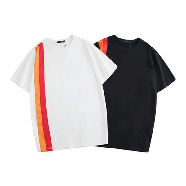 

2020 TOP Mens Designer T Shirt Summer Casual Mens Loose Tees Letters Print Round Neck Short Sleeves Cotton Blend Luxury High Quality Fashion
