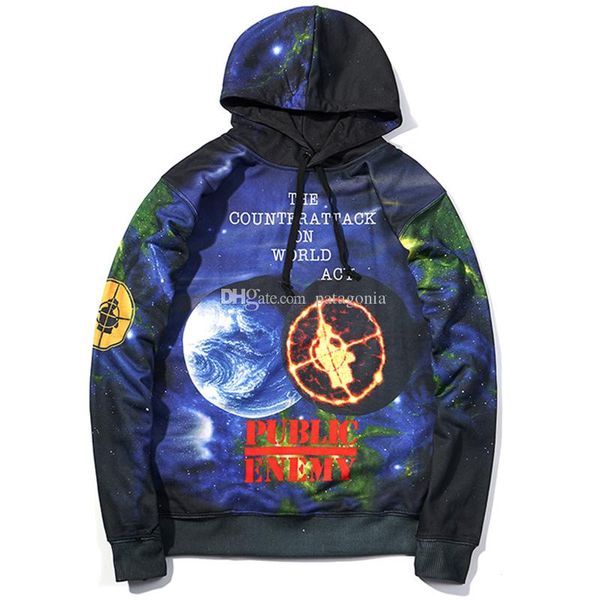 

box logo luxury mens designer sweatshirts casual mens fashion hoodies hip hop men star sweater, Black