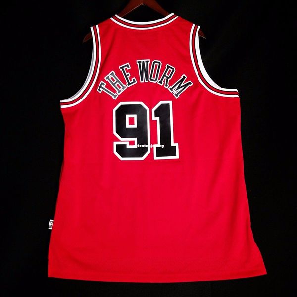 

100% stitched dennis the worm rodman #91 soul hwc wholesale jersey 52 - mens vest size xs-6xl stitched basketball jerseys ncaa, Black;blue