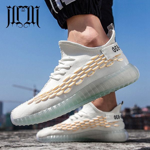 

mumueli white black gray knit new men shoes 2019 fashion casual breathable sneakers jd-t8220