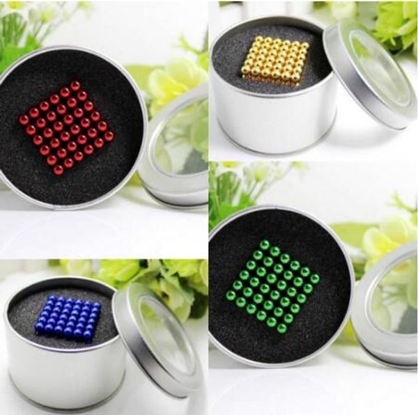 

2019 new funny game 216pcs/set 3mm magnetic toys cube magic cube blocks beads spheres neo cube puzzle balls with metal box gift