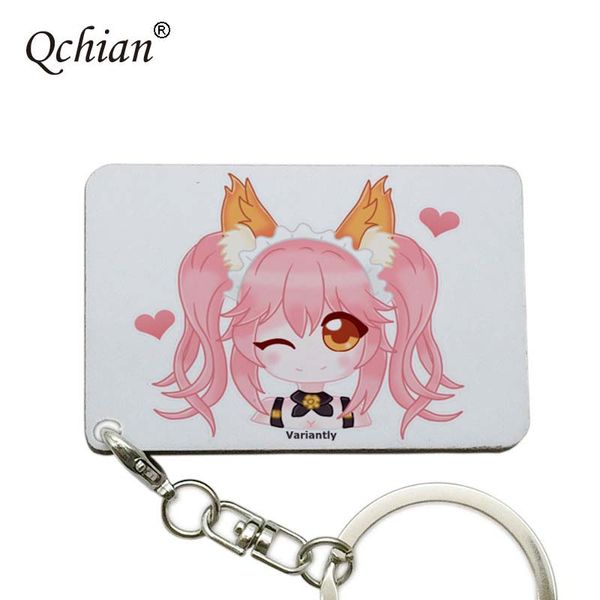 

funny japanese anime fate keychain ornament gift, Silver