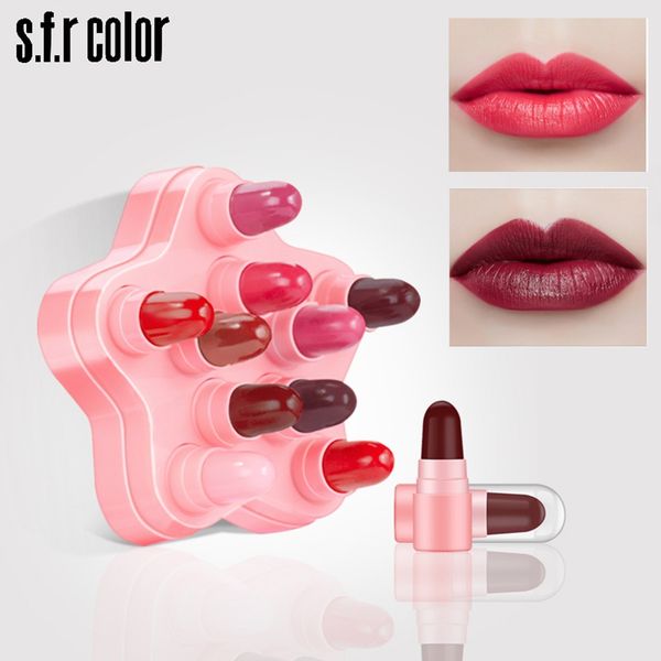 

10 pcs lipsticks set small sample easy to wear long-lasting waterproof lipstick new arrival pigmented lipstick maquiagem