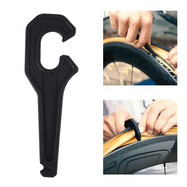 

1 pcs cycling wheel tire lever curved bike bicycle tyre repair tool hooks useful