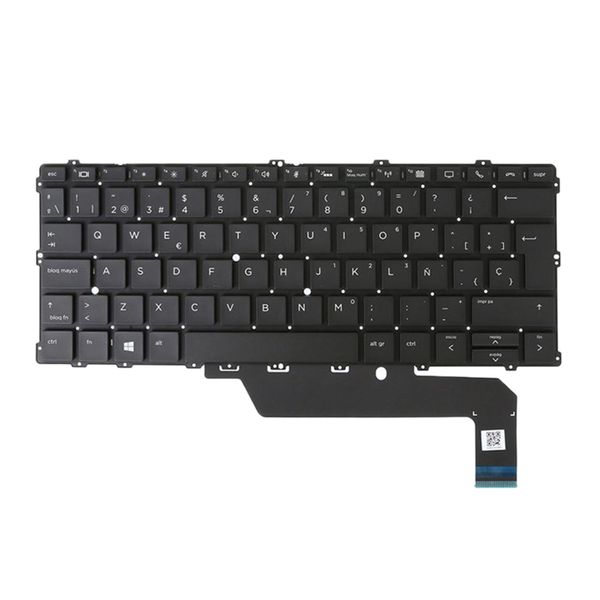 

black spanish layout backlit keyobard for elitebook 1030 g2 x360 laptop