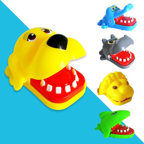 

wj1052 funny toys bite hand shark bite finger toy crocodile small animal toy new strange prank parent-child toy wholelsale