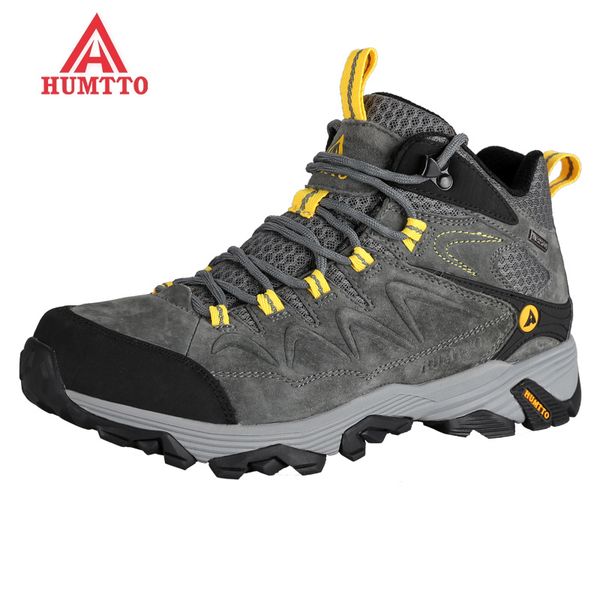 

new winter hiking men's climbing shoes mountain boots outdoor sports breathable sneakers scarpe uomo sportive genuine rubber