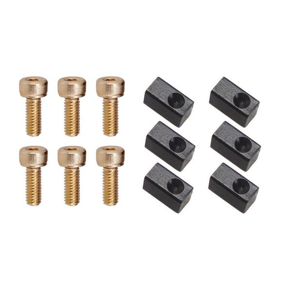 

6 sets guitar tremolo block hexagon screws for electric guitar accessory