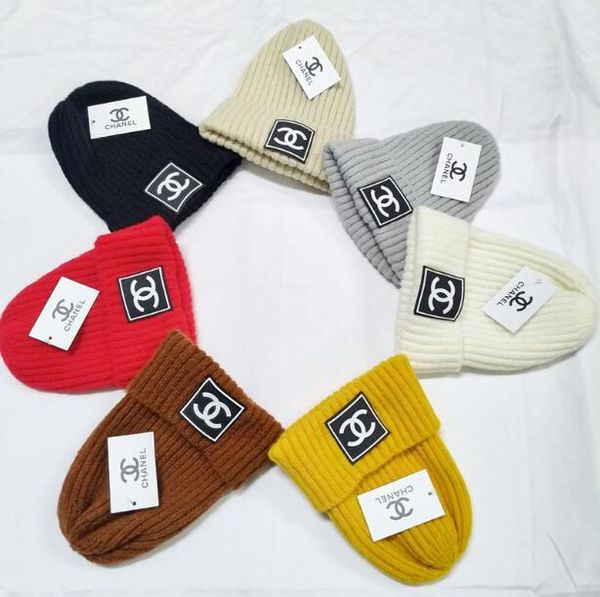

2019 fashion hats brand sup beanie winter warm hat beanibes for women and men casquette acrylic words cap a638, Blue;gray