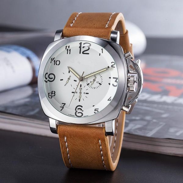 

Супер горячая Itary бренд мужчины спортивные часы Officine черный ремешок автоматическ