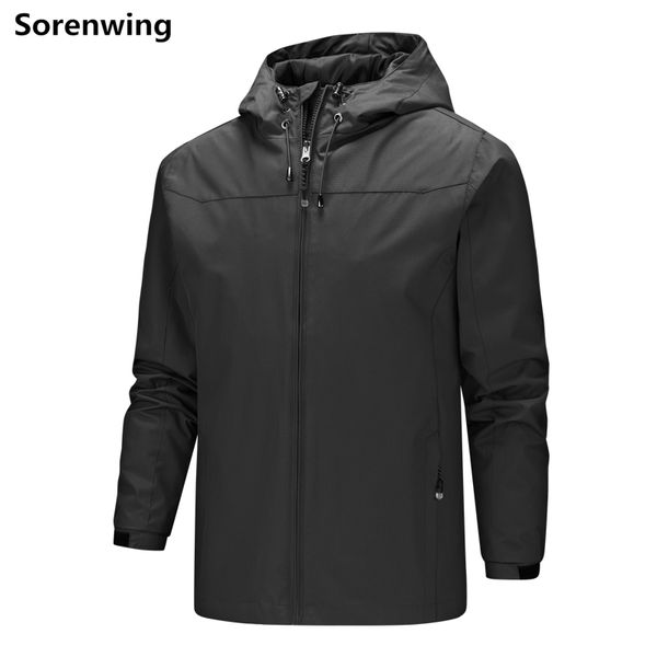 

waterproof men's coat plus size s-5xl menswear winter outdoors mens jackets overcoat windbreaker outerwear & coats male jacket, Black;brown