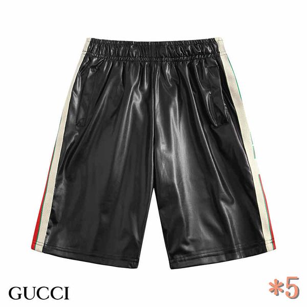 

summer mens shorts with letters fashion brand striped track shorts loose short pants for mens jogges cothing wholesale*5, Black